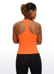 Butterluxe Racerback Waist Length Tank