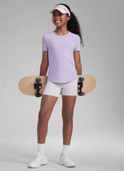 Girls Cloudweight Athletic Short Sleeve