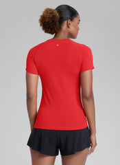 Seamless Hip Length Short Sleeve