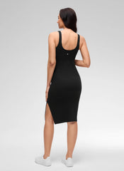 Butterluxe Maternity V Neck Nursing Dress
