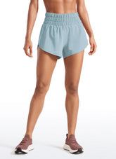 Feathery-Fit Soft Pocket High Rise Shorts 3''