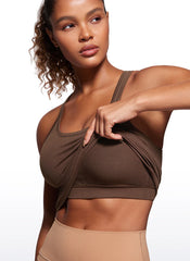 Seamless Racerback Ribbed Hip Length Tank