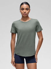 Pima Cotton Round Neck Short Sleeve