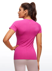 Seamless Hip Length Short Sleeve