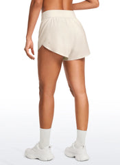 Feathery-Fit Soft Dolphin Lined Shorts 3''