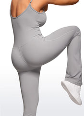 Butterluxe Built in Bra Flare Jumpsuit 30''