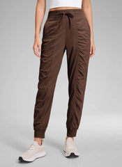 Striped Ruched Pocket Jogger 28''