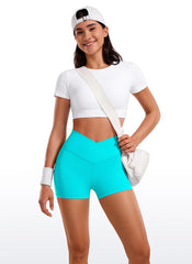 Butterluxe V Cross Waist Shorts 3"