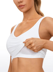 Butterluxe V Neck Built in Bra Tank