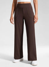 Wide Leg Faux Fly Pocket Pant 30"