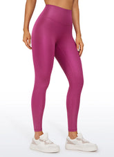 Matte Faux Leather Legging 28''