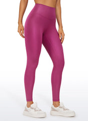 Matte Faux Leather Legging 28''