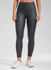 Matte Faux Leather Legging 25''