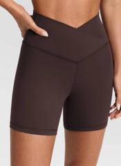Butterluxe V Cross Waist Shorts 5"