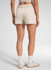 Stretch Mid Rise Pocket Shorts 2.5"