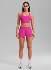 Feathery-Fit Soft Liner Zip Pocket Shorts 2.5''