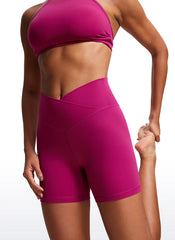 Butterluxe V Cross Waist Shorts 5"