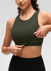 Butterluxe High Neck Built in Bra Tank