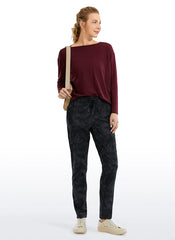 Stretch Drawstring 7/8 Pocket Pant 27''