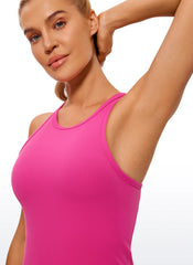Butterluxe Waist Length Racerback Tank