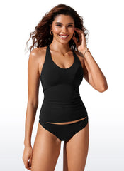 Sunshine Cross Back Tankini Top