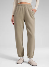 Fleece Lined High Rise Jogger Sweatpant 28''