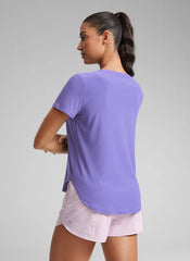 Cloudweight Crewneck Side Slit Short Sleeve