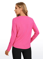 Pima Cotton Workout Long Sleeve