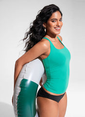 Sunshine Square Neck Tankini Top