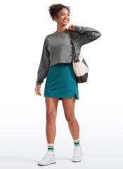 Feathery-Fit Soft Pocket High Rise Skirt 15''