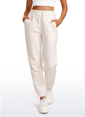 Fleece Lined High Rise Sweatpant 28''