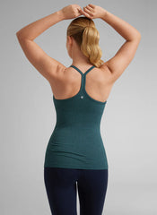 Speedy Seamless Built in Bra  Y back Tank