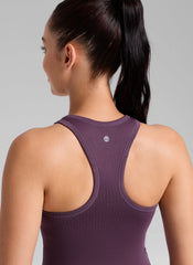 Seamless Ribbed Racerback Crop Tank