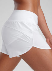 Feathery-Fit Soft Lined Zip Pocket Shorts 4''