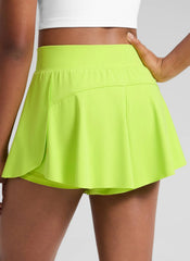 Girls High Rise 2 in 1 Flowy Sport Shorts 2.5''