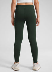 Girls Matte Thermal Fleece Lined Legging