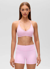 Butterluxe Soft Double Lined T Back Sports Bra
