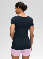 Softembrace Maternity U Neck Short Sleeve