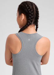 Girls Seamless Waist Length Tank