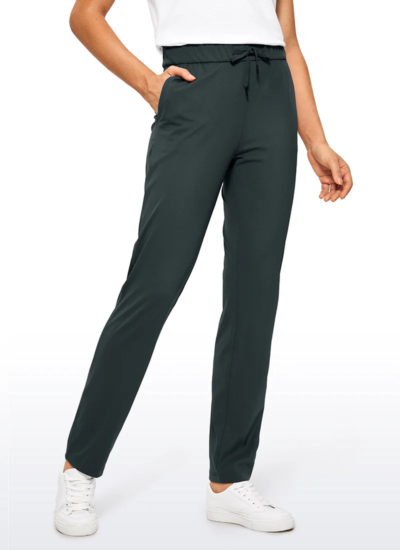 Stretch Drawstring Pocket Pant 31''