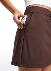 Stretch Drawstring Liner Skirt 15'' - 5 Pocket
