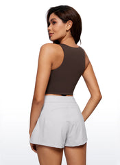 Butterluxe Cropped Wide Back Tank