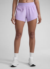 Feathery-Fit Soft Lined Mid Rise Shorts 4''
