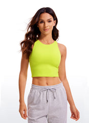 Butterluxe Cropped Wide Back Tank