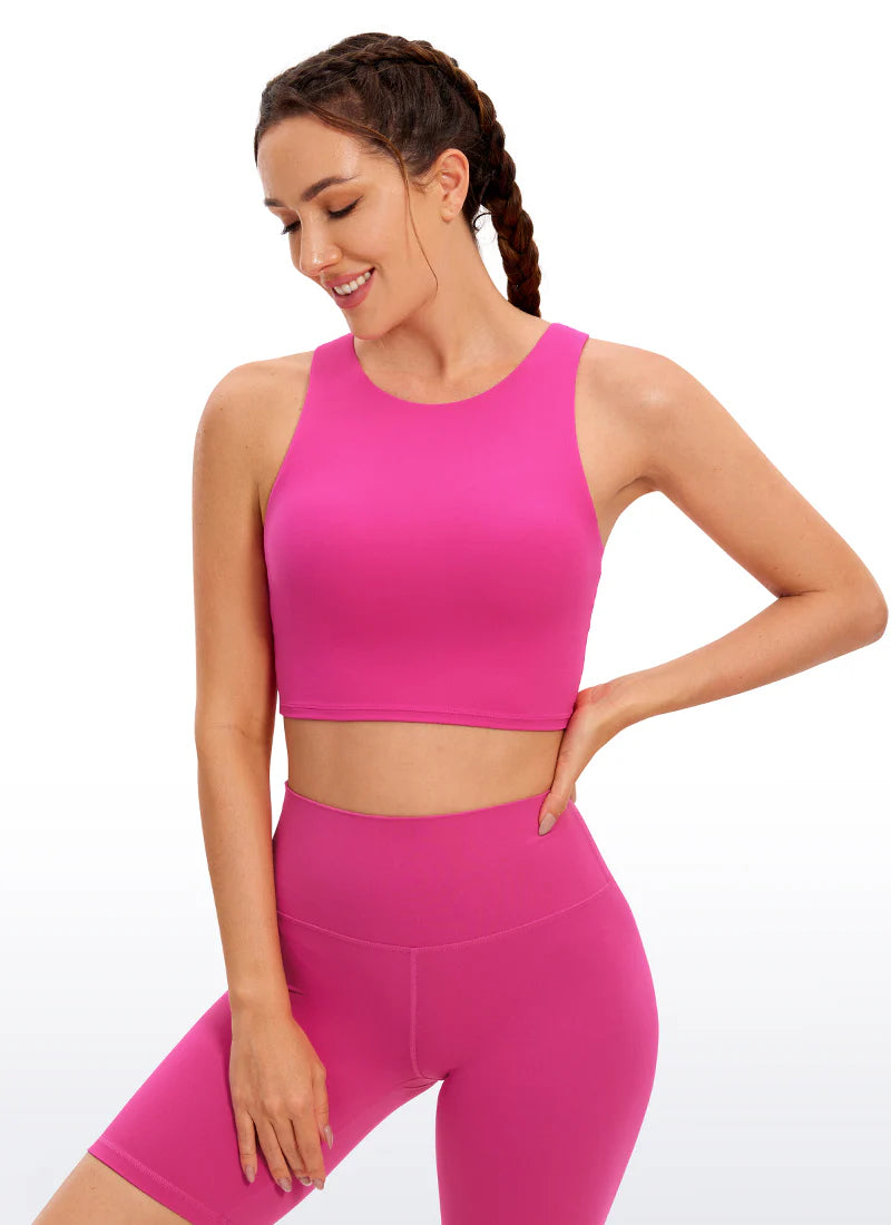 Butterluxe High Neck Built in Bra Tank