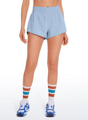 Feathery-Fit Soft Lined Zip Pocket Shorts 2.5''