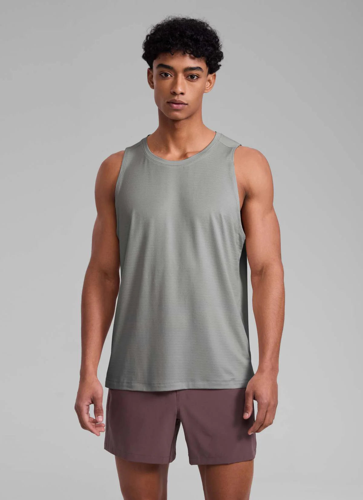 Lightweight Side Slits Narrow Shoulder Tank