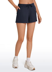 Stretch Mid Rise Pocket Shorts 2.5"