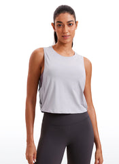 Pima Cotton Crop Deep Armhole Tank
