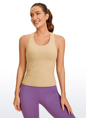 Butterluxe Racerback Waist Length Tank
